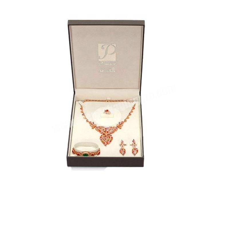 multipurpose  jewellery gift box Custom PU Jewellery Gift Box for Rings Necklace Bracelet