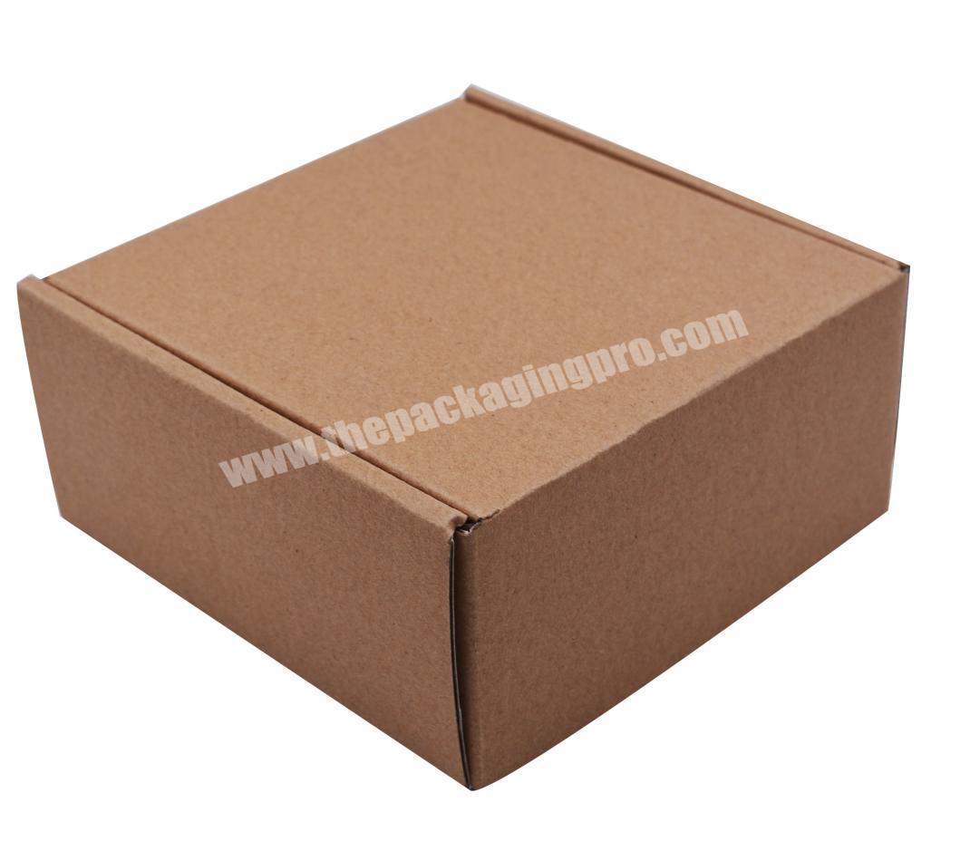 Rigid corrugated kraft paper shipping mailer box food packaging box