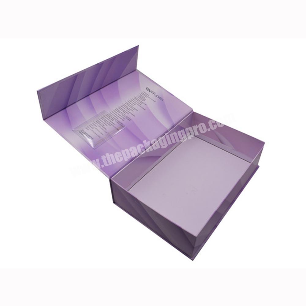 White Packaging Boxes Custom Logo Lip Gloss Packaging Box Gift Boxes With Magnetic Lid For Baby Clothing Perfume Makeup