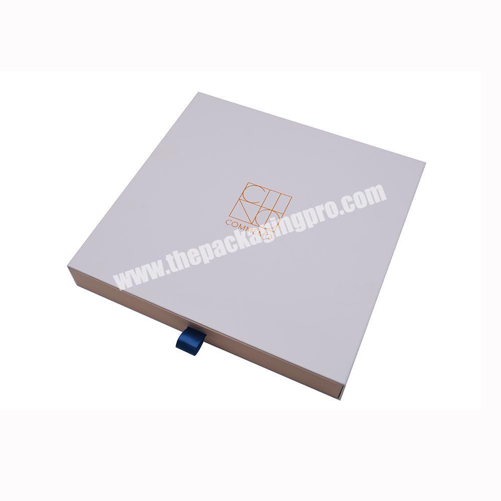 OEM paper jewelry boxes rigid sliding drawer packaging box for perfume