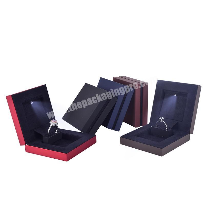 Wholesale square custom logo jewelry packaging box for jewellery