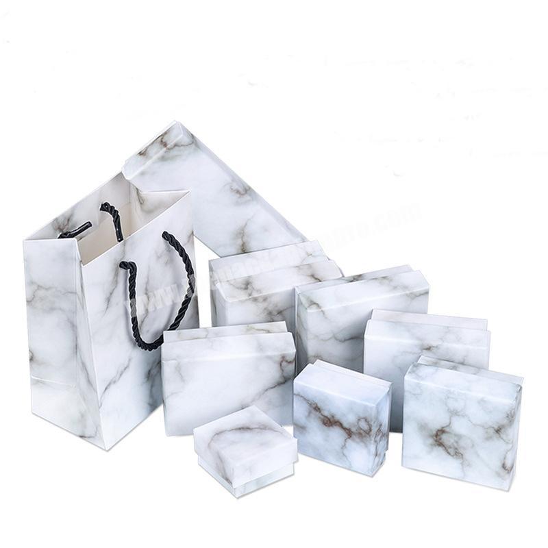 10 x 10 competitive price cheap supply paper cardboard marble jewelry packaging box