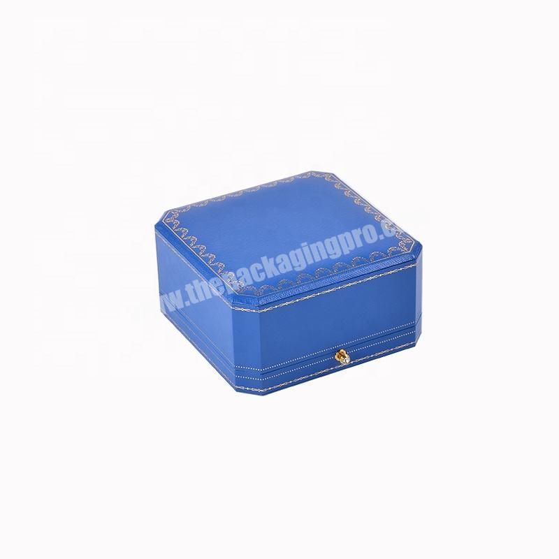 Custom high-end top gemstones onyx jewelry  Octagon Printed Plastic Box Packaging for Jewelry