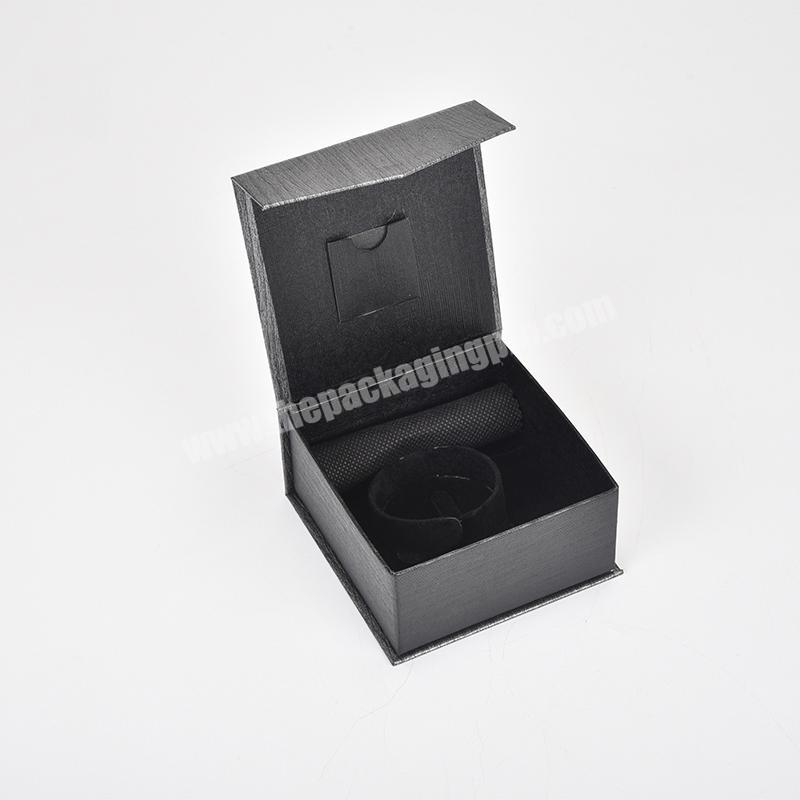 Eco friendly custom logo cardboard paper necklace jewelry ring packaging magnetic box