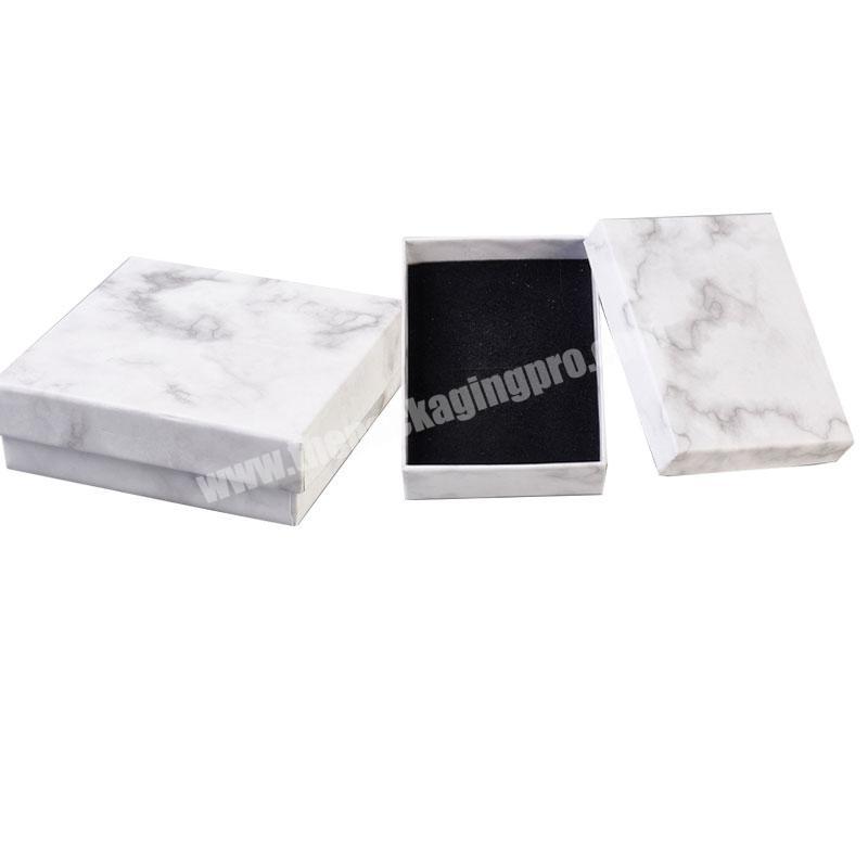 wholesale custom logo luxury paper cardboard storage marble jewelry boxes