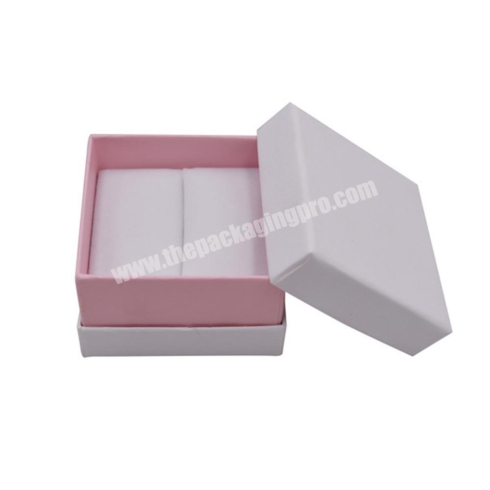 Wholesale High Quality Handmade White Gift Boxes Lipstick Two Piece Lid And Base Rigid Box With Logo For Small Gift Perfume Oil