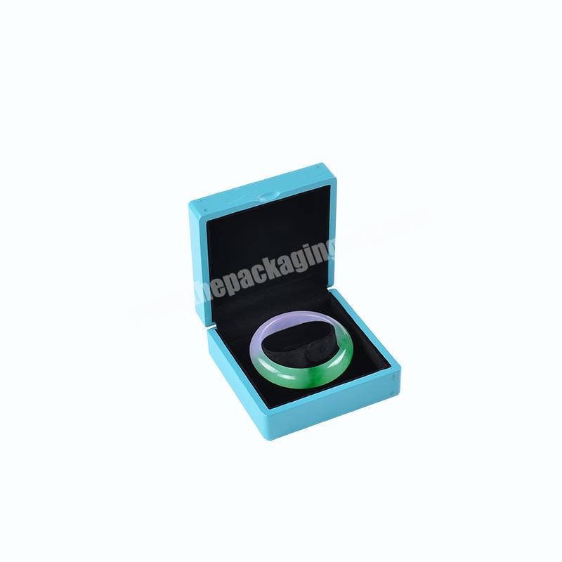High-end Quality Wholesale Bangle Box Green Plastic Packaging Jewellery box