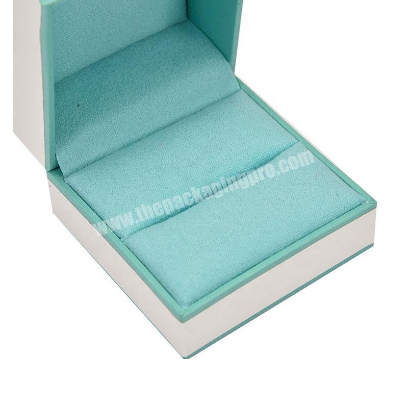 Eco-friendly plastic jewelry packaging customized logo clear plastic box for jewellery