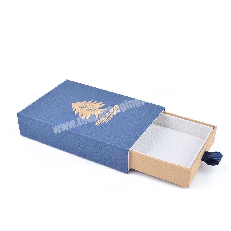 jewellry' box custom packaging jewerly' thin drawer recycled cardboard jewellery box