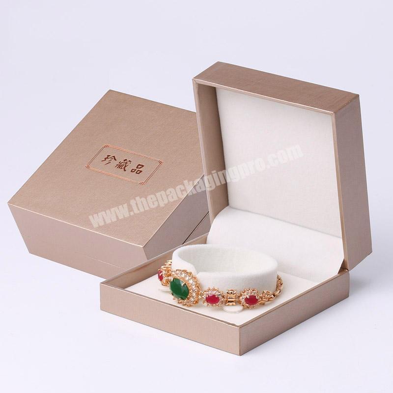 China manufacture wholesale high quality paper jewelry boxes packaging with logo