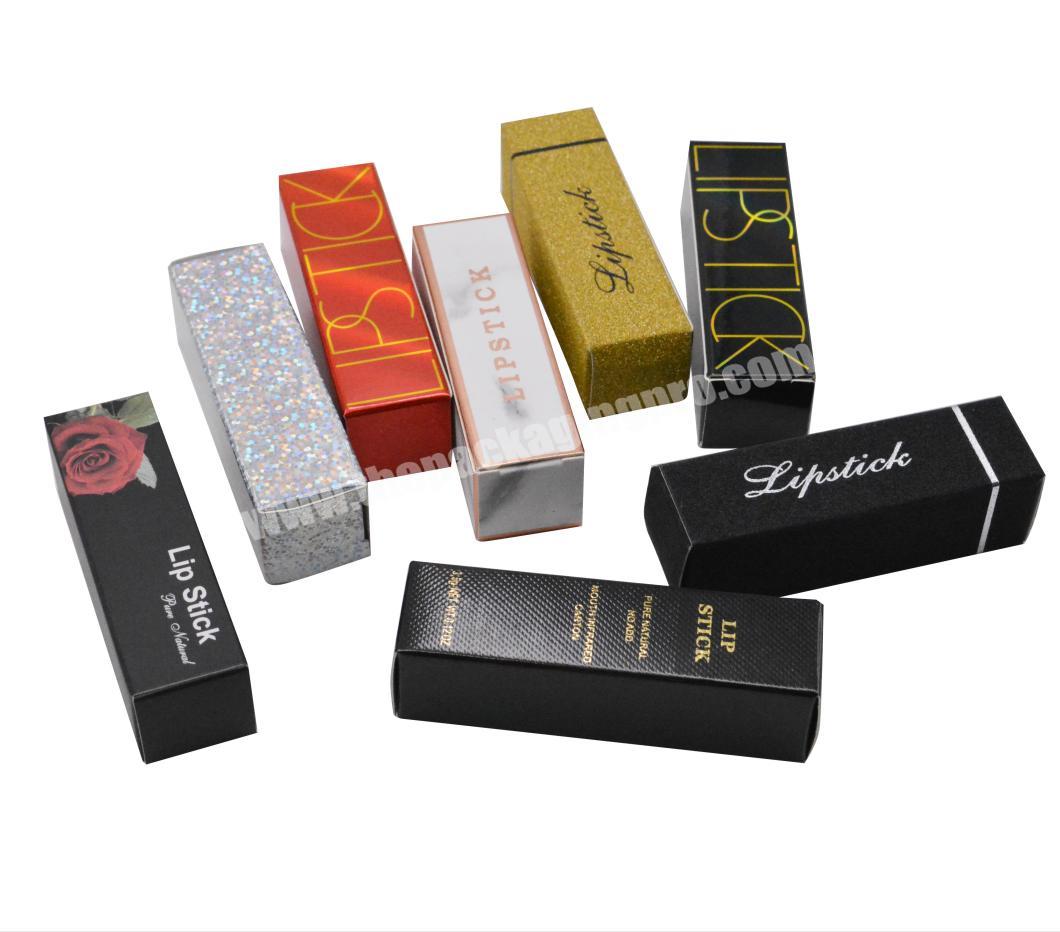 Luxury custom printed beauty packaging box lipstick paper box for cosmetics