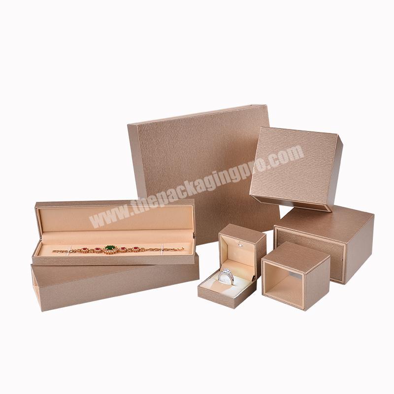 Wholesale Customized Golden Hot Selling Drawer Jewelry Box Packaging