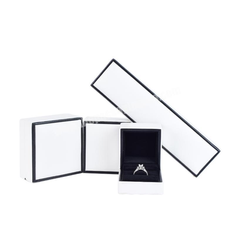 Oem Factory Direct Sale Luxury Custom Logo White Gift Jewelry Leather Box