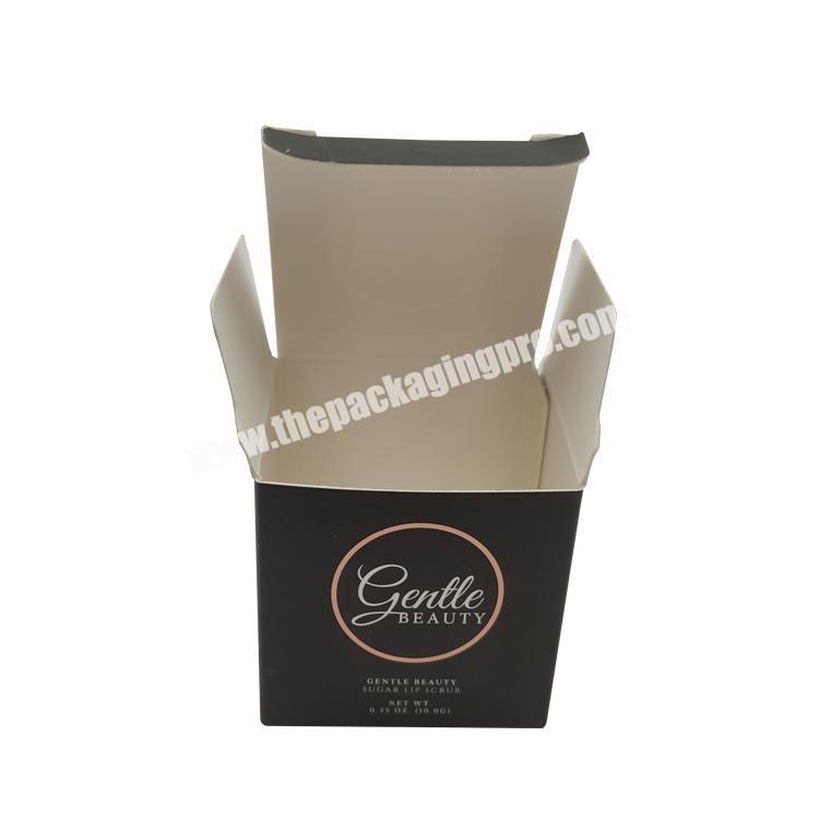 Wholesale Custom Logo Cardboard Paper Cosmetic Gift Packaging Box With Beauty Make Up Paper box For Lip Scrub Packaging Gift Box