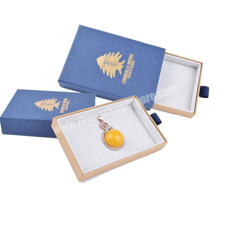 jewellry' box custom packaging jewerly' thin drawer recycled cardboard jewellery box