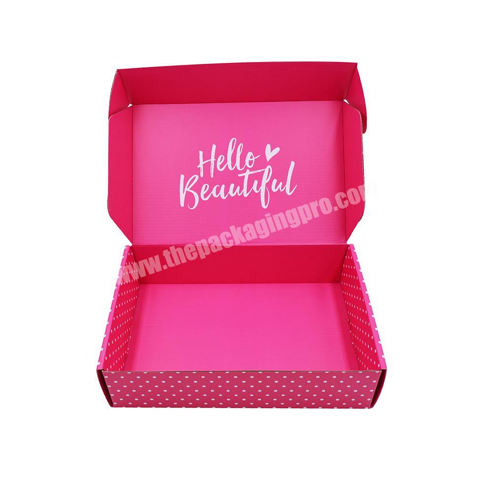 Wholesale High Quality Foldable Clothes Shipping Boxes Subscription Paper Box for Cosmetic Makeup Sunglass Lip Gloss