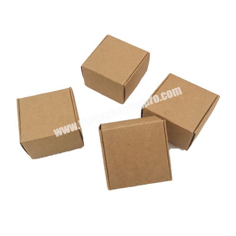 black unique small box decorative hard customization logo gift jewelry kraft packing paper boxes