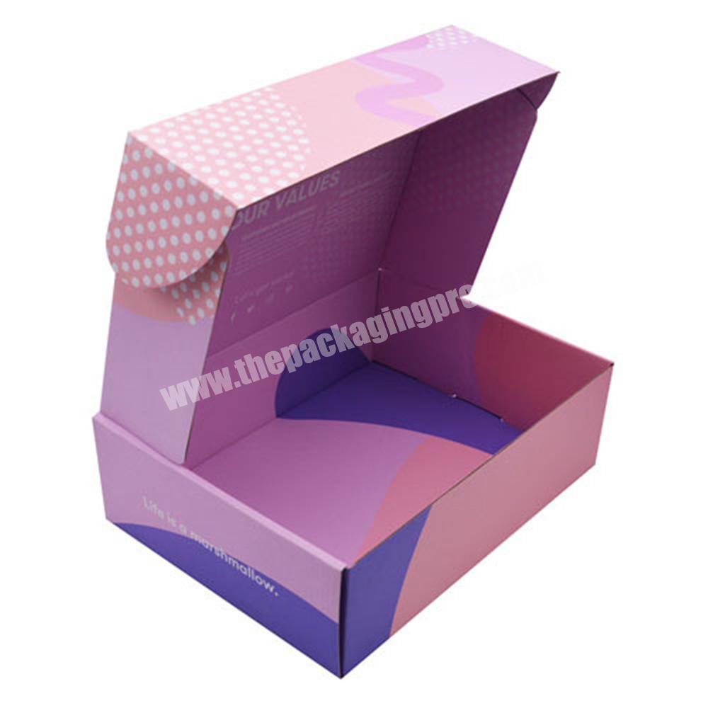 Custom Corrugated Mailer Box Packaging Gift Paper Box for Clothes
