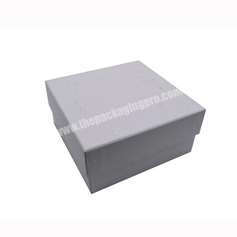 YIZHOU Best Selling Product Handmade Small White Paper Gift Box Luxurious Cardboard Boxes Packaging For Apparel Makeup Cosmetic