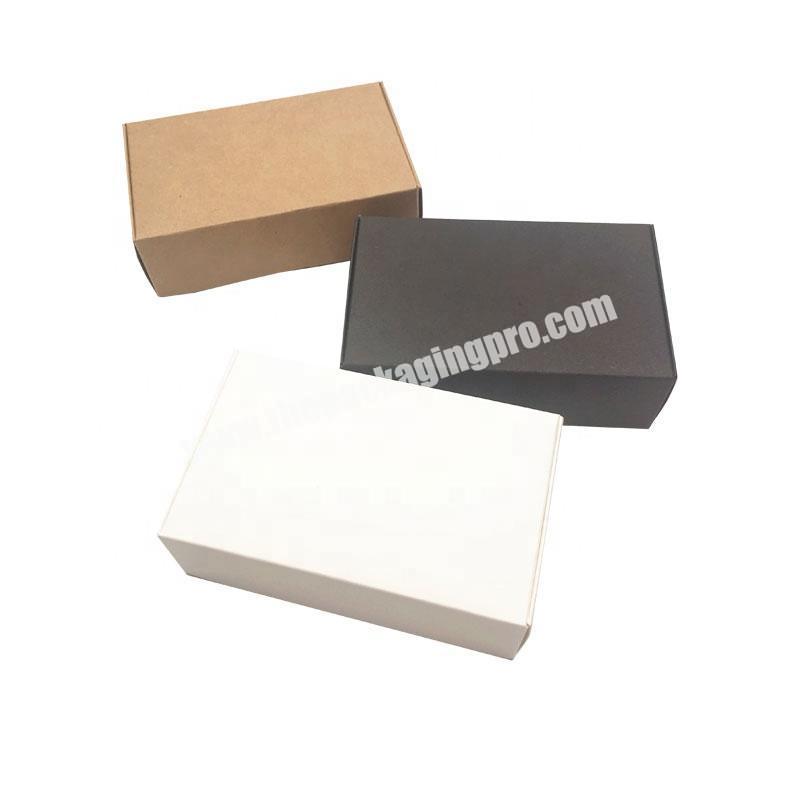 paper box factory direct sale customized  foldable cardboard t-shirt box kraft square paper box