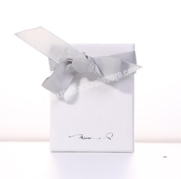High quality White Bow Tie Custom Cardboard Gift Packaging Paper Box