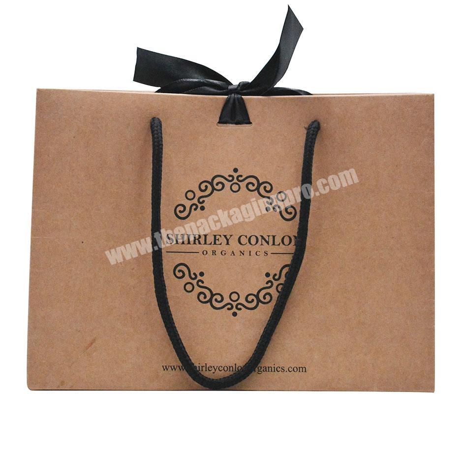 custom made brown kraft paper bag gift packaging paper bag