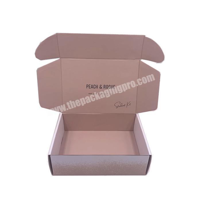 Hot Sale Customized Logo Printing Wholesale Recycled Materials Flute Corrugated Paper Cardboard Mailing Packaging Shipping Box
