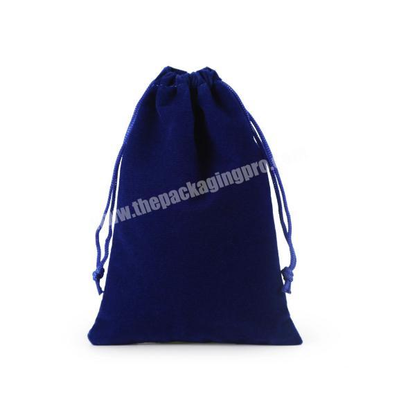 Best-Selling Cheap Promotional Logo Printed Custom Velvet Bags Drawstring