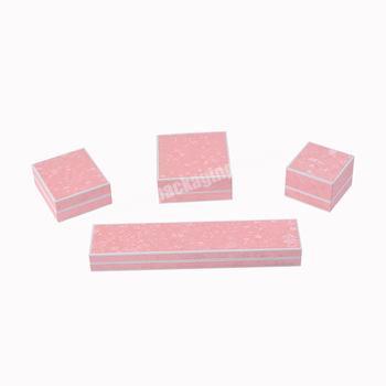 New arrival pink girl wholesale set box fancy jewelry packaging box 2019