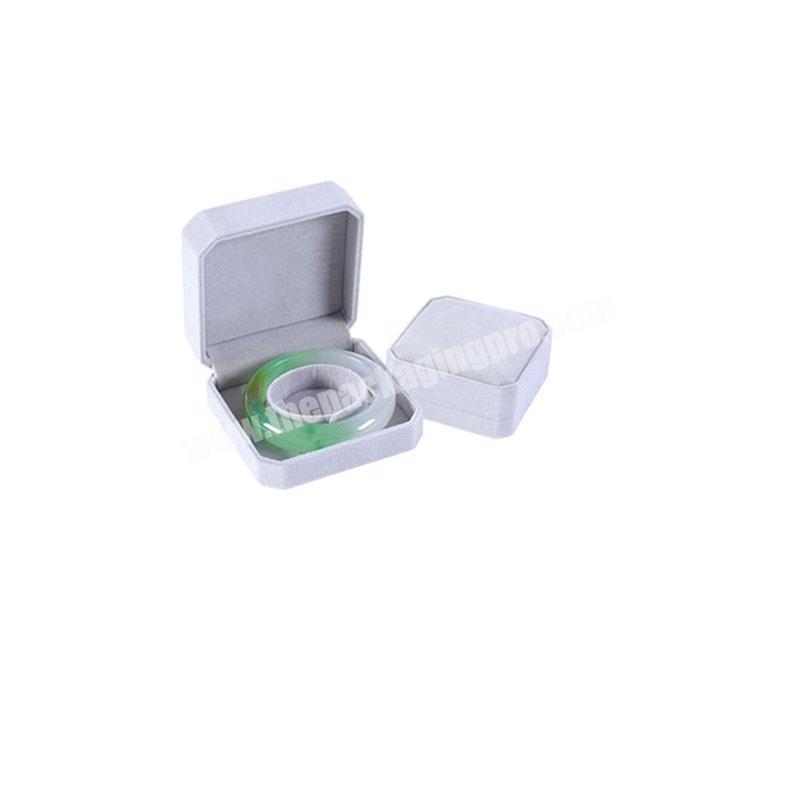 Wholesale Custom Logo Velvet Padding Jewelry Bangle Packing Box
