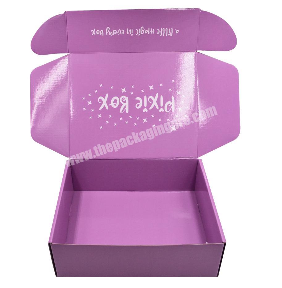 custom corrugated shipping box mailer packaging box for gift pack