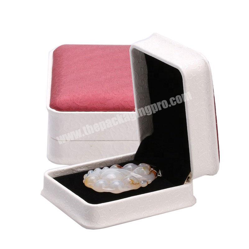 Custom Logo Hot Selling Luxury Pu Pendant Jewelry Box Packaging