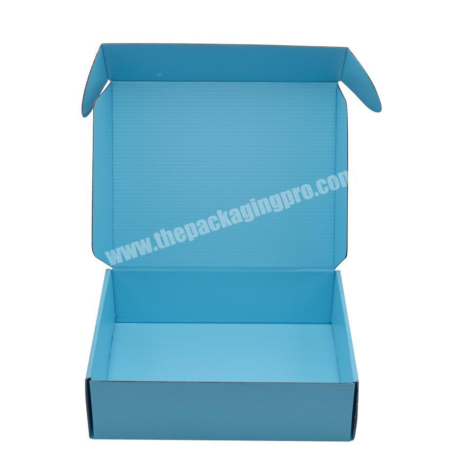custom corrugated paper box packaging clothing box