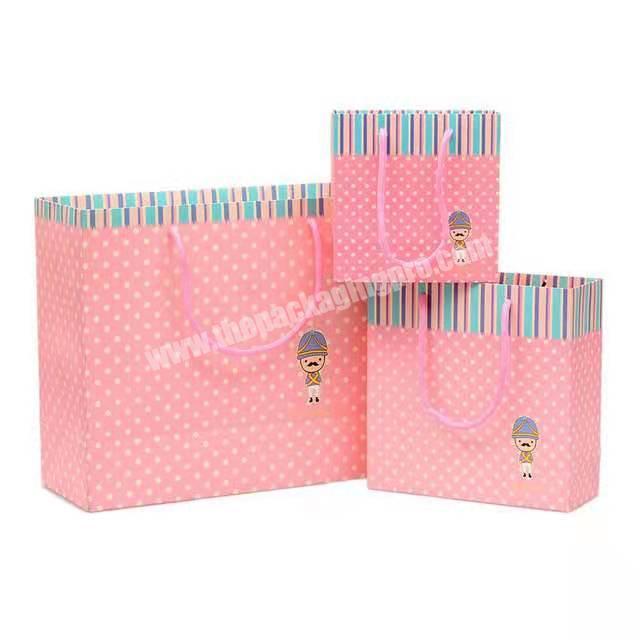 Customize China Gift  Paper Shopping Bag Manufactures With Handles