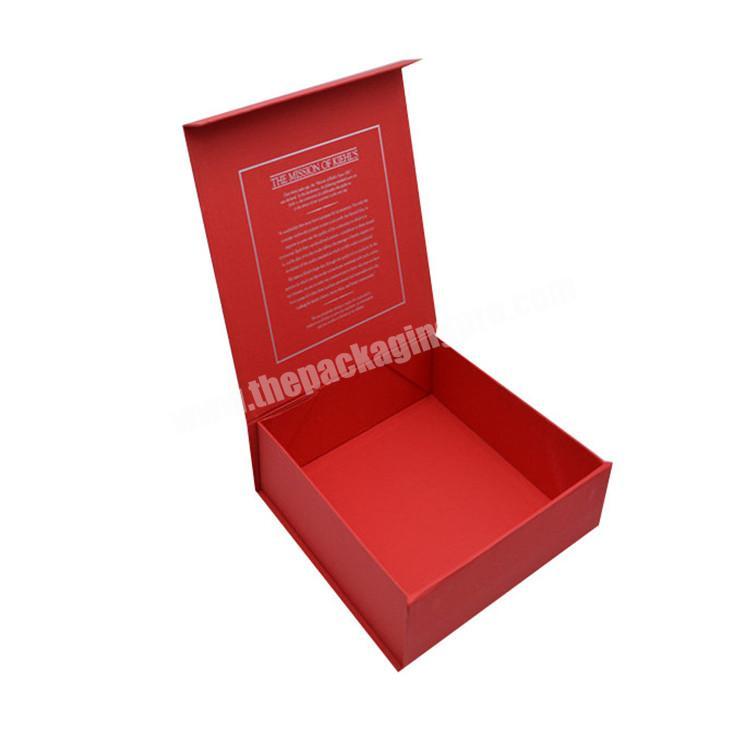 Custom magnetic flap gift box packaging for gift pack