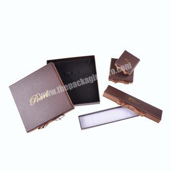 high quality low price hot items new design luxury gift paper jewelry packaging box with earring cards