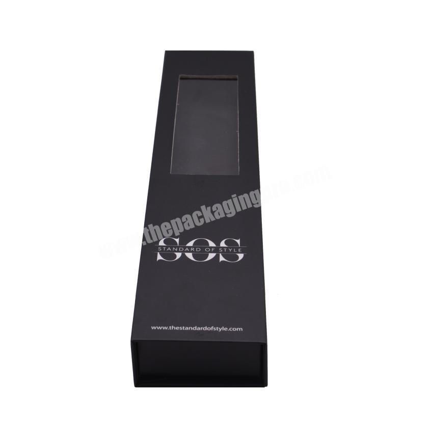 Custom Luxury magnetic cardboard flower gift box with PVC window