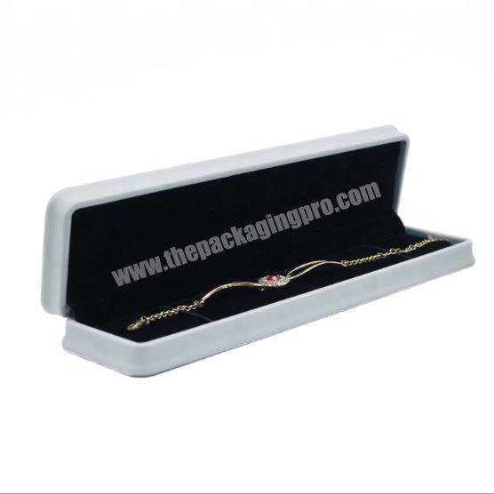 shipping pu leather inserts necklaces packaging jewelry box