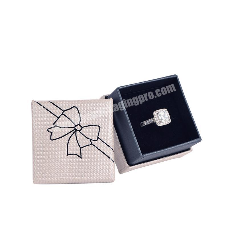Kraft small paper jewellery gift ring packaging boxes
