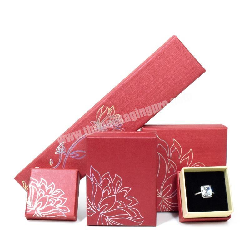 wholese necklace box packaging paper will you marry me bangle women's mini earrings rings jewelry box useful wine jewelry boxes