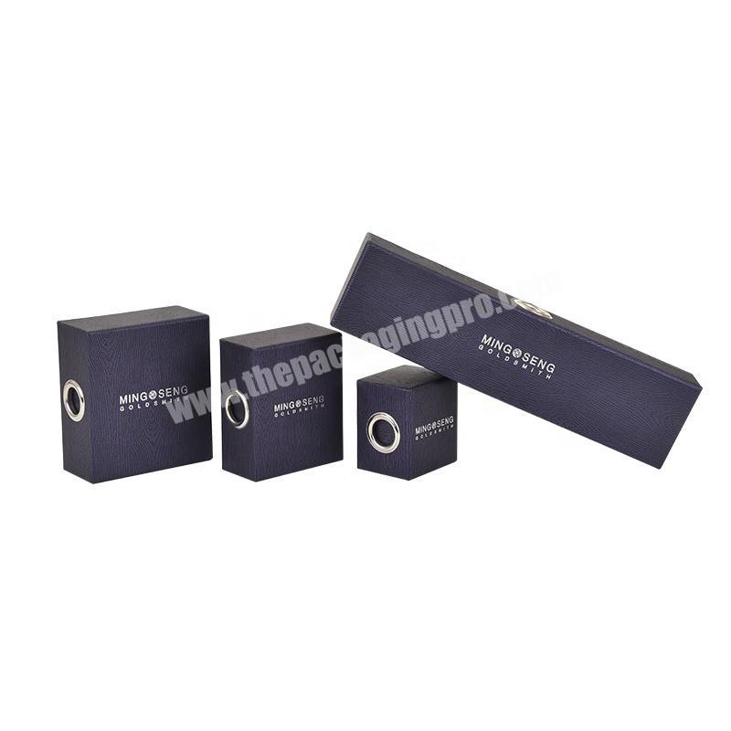 Wholesale High end Luxury Custom Logo Drawer Paper Bracelet Jewelry Box Packaging