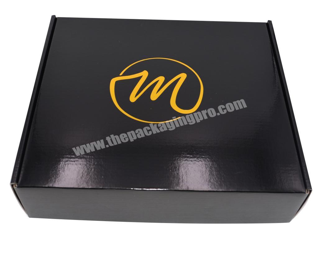 custom printed hot stamping logo foldable baby shoe box packaging box