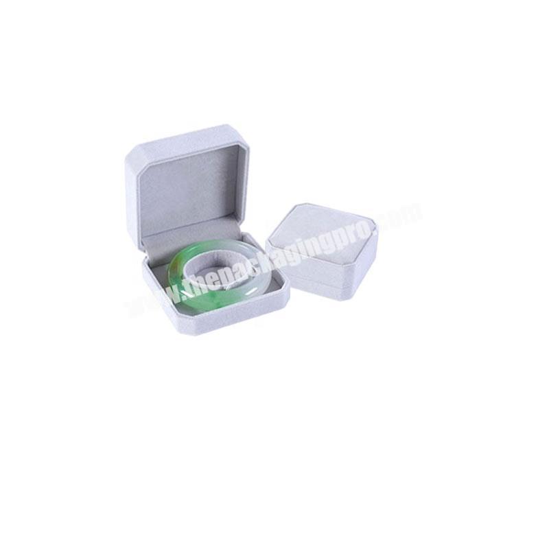 Wholesale Custom Logo Velvet Padding Jewelry Bangle Packing Box