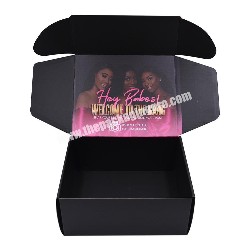 Customized Shipping Boxes Corrugated Box Cosmetic Packaging Boxes for Clothing Underwear Makeup Lip Gloss Lipstick