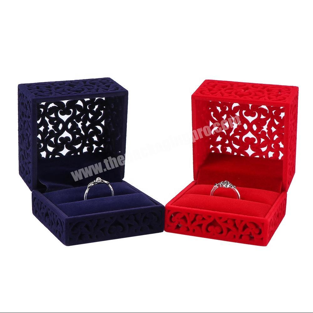 High end Hot Sales multi color hollow out jewel packing box