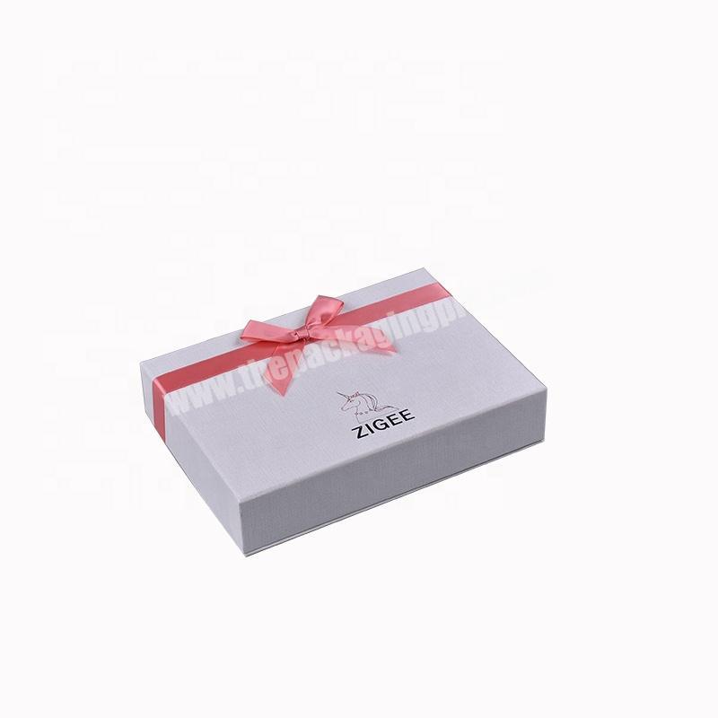 Wholesale Customize Paper Jewelry Gift Boxes Ribbon Custom Packing
