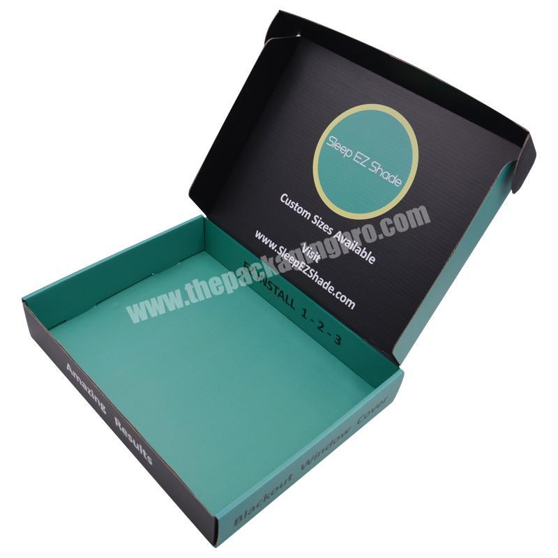custom corrugated clothing boxes packaging mailer boxes with logo