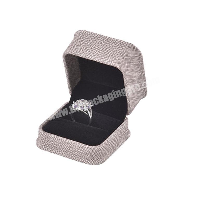 Wholesale custom color wedding ring packaging box with logo