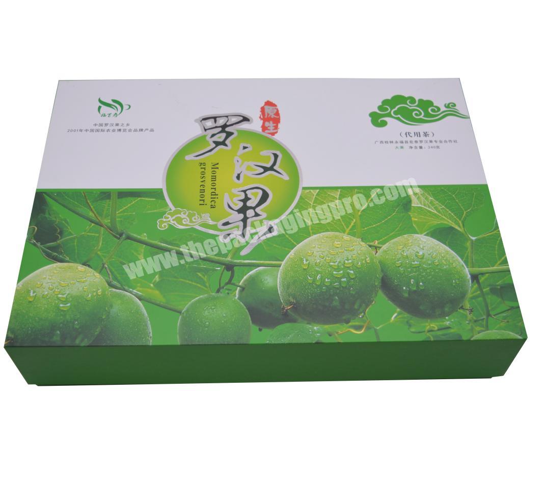 Custom Mango Apple fruit Packaging Cardboard Carton Paper Gift Box