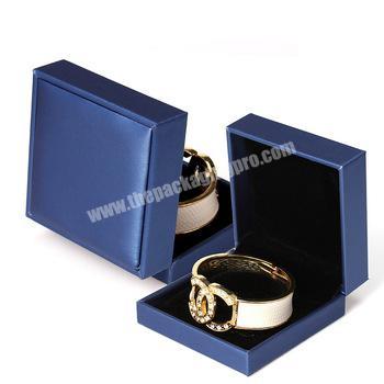 High-end Pu leather wholesale logo bracelet custom creative trendy packaging upgrade version glossy jewelry box